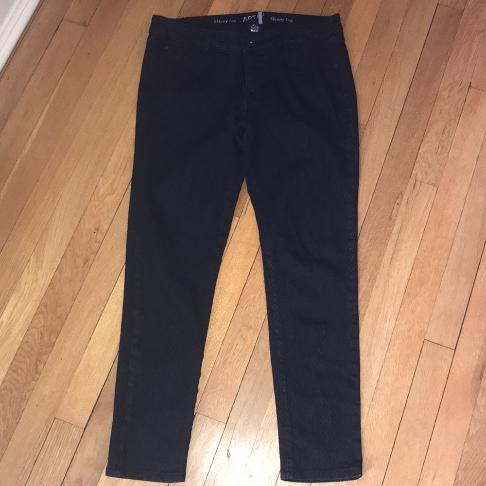 Apt 9 black skinny jeans